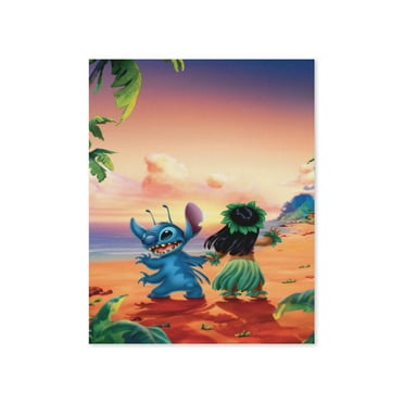 Stitch poster Wall Art -Bedroom Paintings Frameless Paintings Living Room Home Office Bathroom Kitchen Wall Decor