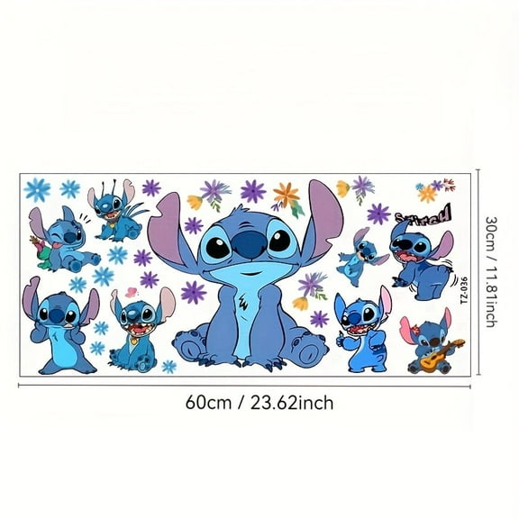 Stitch wall stickers, window decorations, home decorations