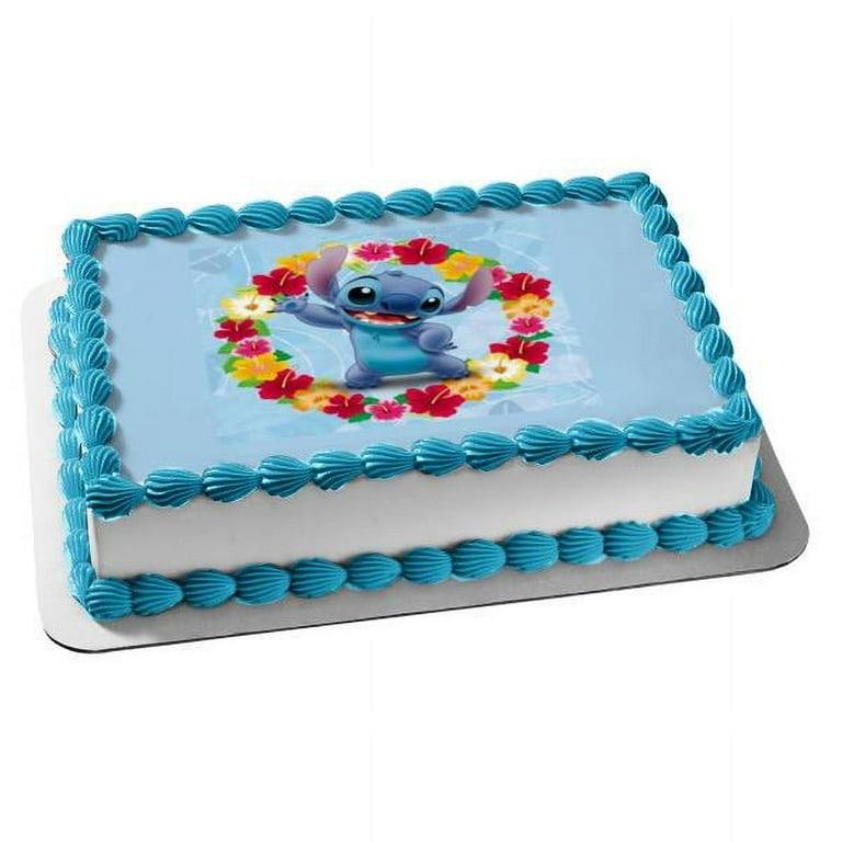 Lilo & Stitch Edible Birthday Cake Topper