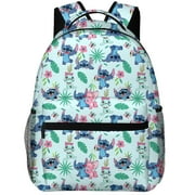 StitchAStitch Backpack Anime Backpack Large Capacity Multifunctional 16 Backpack Anime Backpack Large Capacity Multifunctional 16 Inch Stitch Schoolbag for Women Teenager School Travel Hiking
