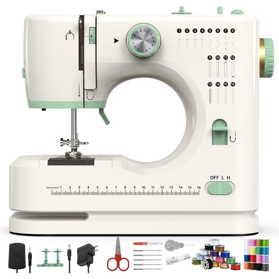 StitchMaster Pro:Ballet . Sewing machine,sewing machine for beginners, Double and double thread, 16 kinds of stitches. Sewing machine for Household, sewing machine for adults.