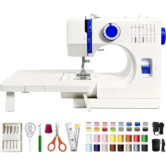 StitchMaster Pro Sewing Machine - /Double Compatible, 14 Stitches, Easy for Beginners & Users