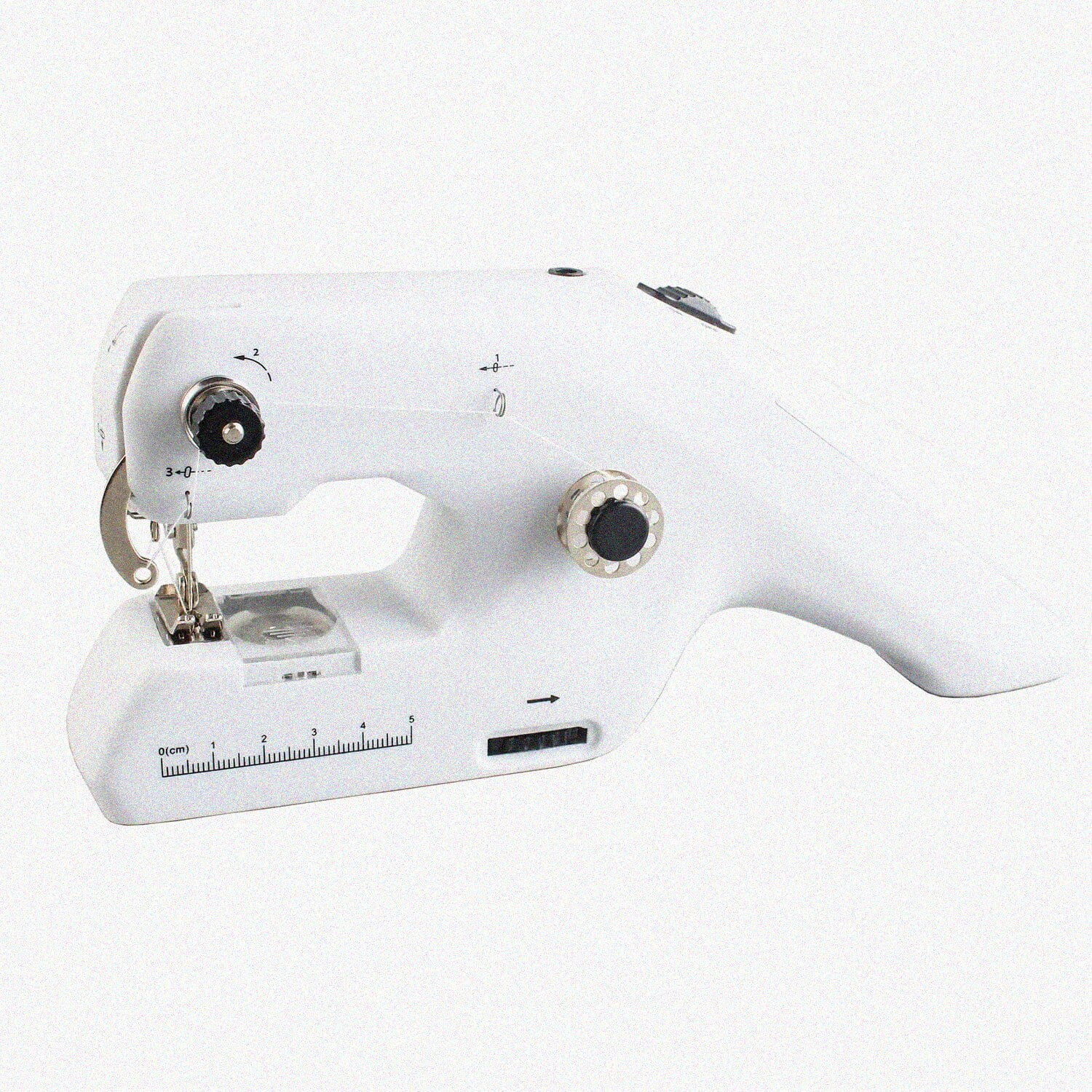 Compact White Handheld Portable Sewing Machine