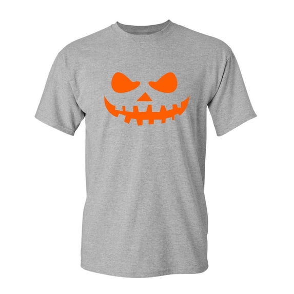 Stitched Pumpkin Sarcastic Humor Graphic Novelty Super Soft Ring Spun Funny T Shirt