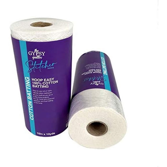 Stitcher Series Hoop Easy Cotton Batting 10in x 10yds