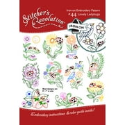 Stitcher's Revolution Brand Ladybugs Iron-on Transfer Pattern for Embroidery