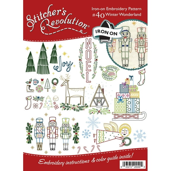 Stitcher's Revolution Iron-On Transfers-Winter Wonderland