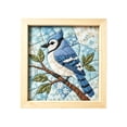 thumbnail image 1 of Stitching Art DIY Craft Kit, Relaxing Fabric Collage – Nature Inspired Handmade Project for Adults (7.9"x7.9" Framed), 1 of 2