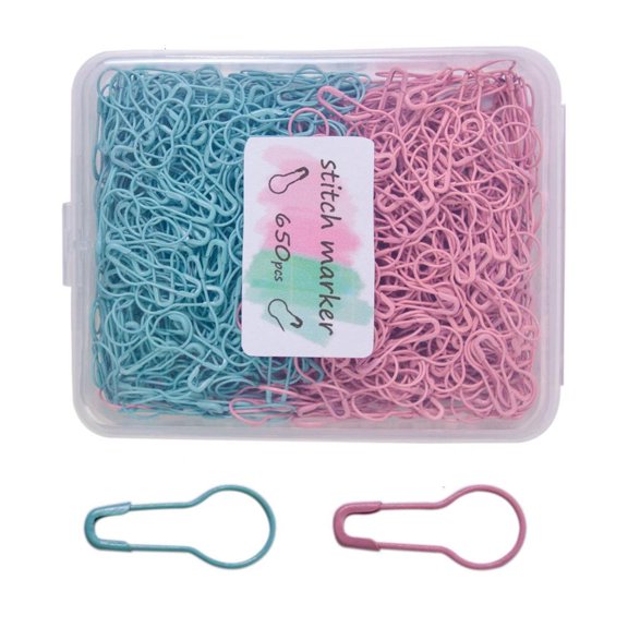 Stitching Markers Practical Knitting Markers Metal Knitting Pins Pear Shape Safety Pins Knitting Tool for Craft Project