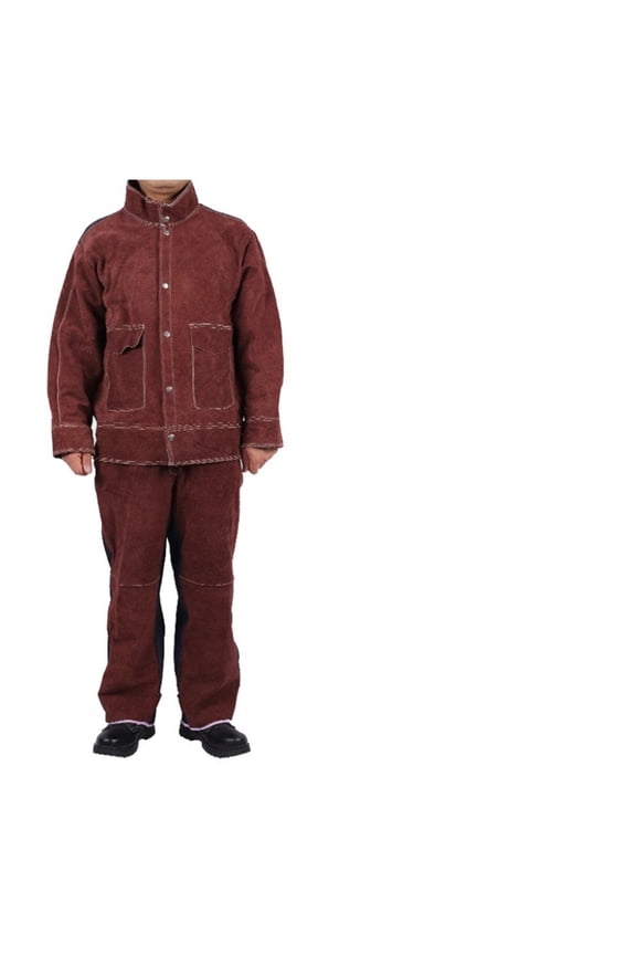 Stitching Welding Suit Anti-scalding Thermal Insulation Protective Clothing Set Welder Overalls, Soldering Suit ,Easy to Operate