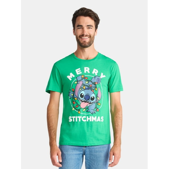 Stitchmas Men's and Big Men's Holiday Graphic Tee, Sizes S-3XL