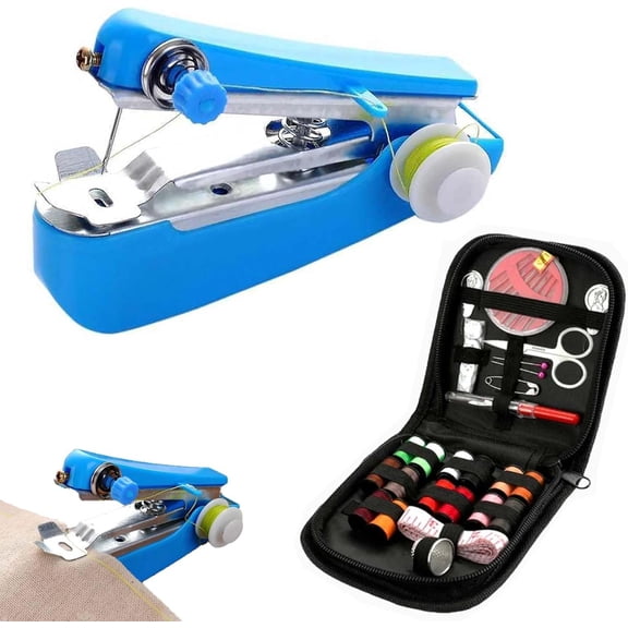 Stitchpal - Stitchpal Sewing Tool, Mini Handheld Sewing Machine, Stitchpal Sewing Machine, Portable Manual Sewing Machine Set, Easy to Use and Fast Stitch Suitable for Clothes, Fabrics