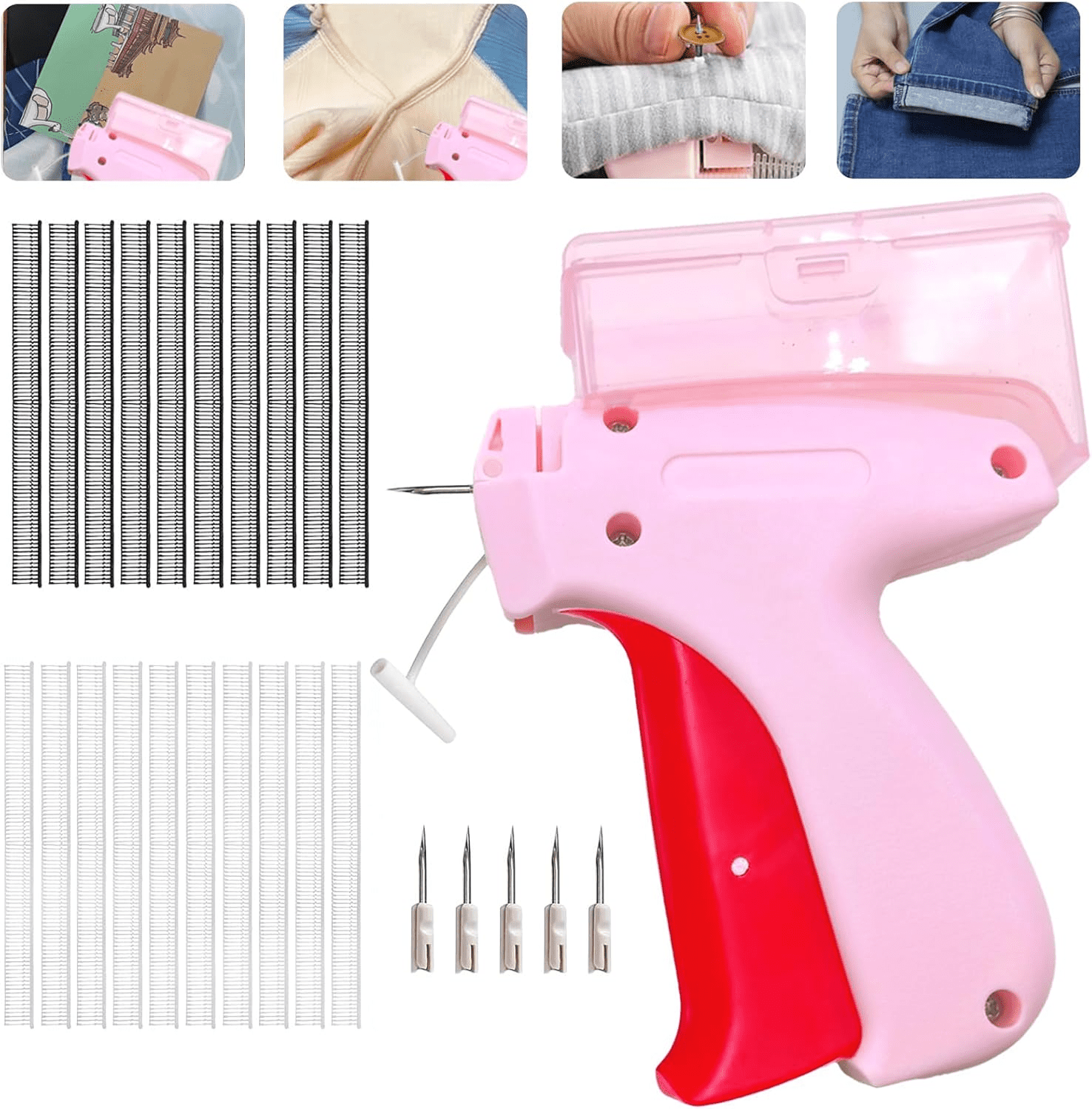 Tagging Tool Stitchy Gun, Quick Clothing Fixer, Mini Stitch Gun for Clothes, Mini ...