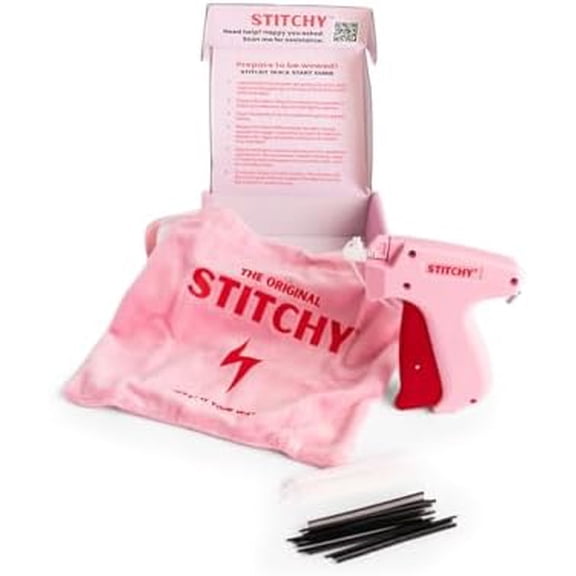 Stitchy No-Sew Hemming Tool- Easy, Portable, Professional-Grade Tagging Gun for Quick, Temporary Hems on Pants, Skirts, Dresses, and Sleeves$$Art & Craft