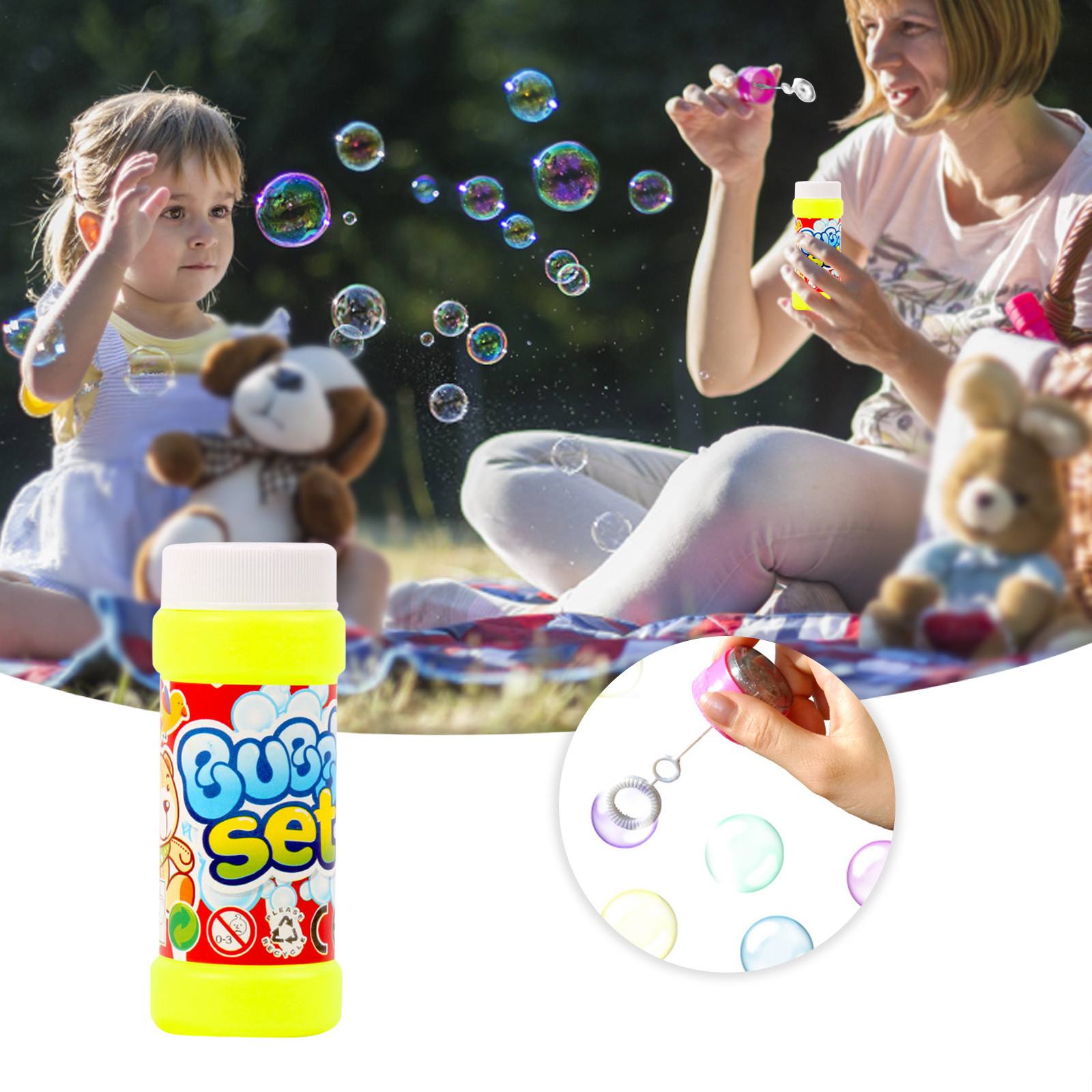 Stiwee Don't Miss Out Kid's Toy Bubble Water 50ml Bubble Refill Liquid