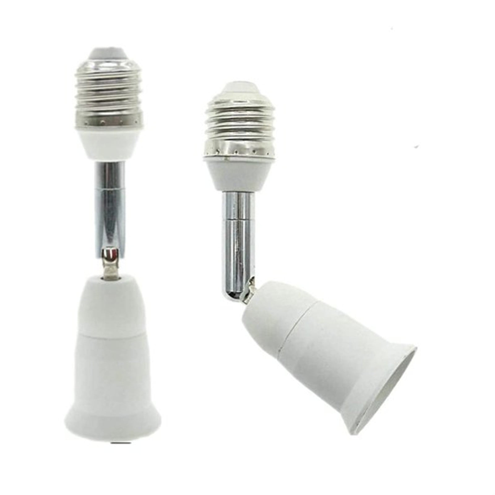 Stiwee E27 To E27 Flexible Extension Light Socket Adapter Convertor Light Bulb Holder Converter Base Universal Swivel Joint