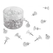 Stiwee Make Christmas Great Again Home Pushpin 100 Pieces Giant Large Push Pins Standard Thumb Tacks Steel Point And Plastic Head Push Pins For Cork Board 1 in