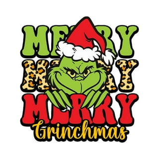 The Grinch Cartoon Character 6 Inches Tall Embroidered Iron On