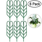 Stiwee Trendy Plant-Climbing Frame Planting Tool Mini Climbing Plants Leaf Shape Potted Plant Support Vines Vegetables Vining Flowers Patio Climbing Trellises For Ivy Roses Cucumbers Clemat