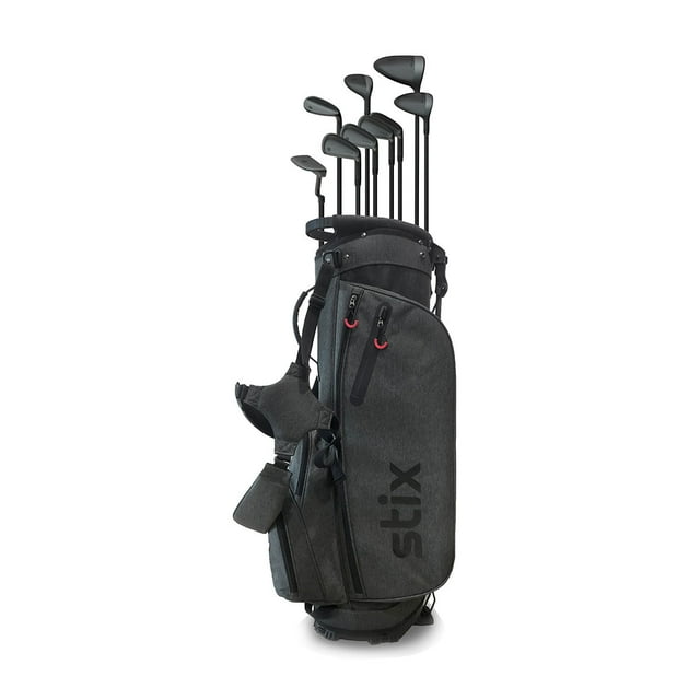 Stix 9Piece Premium Golf Club Set with Durable Bag (Right, Stiff
