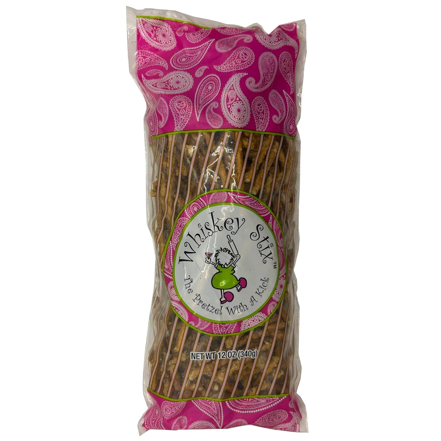 Stix Gourmet Pretzels (12 Oz Bag) 1 Pack Sweet, Spicy, Buttery Snack