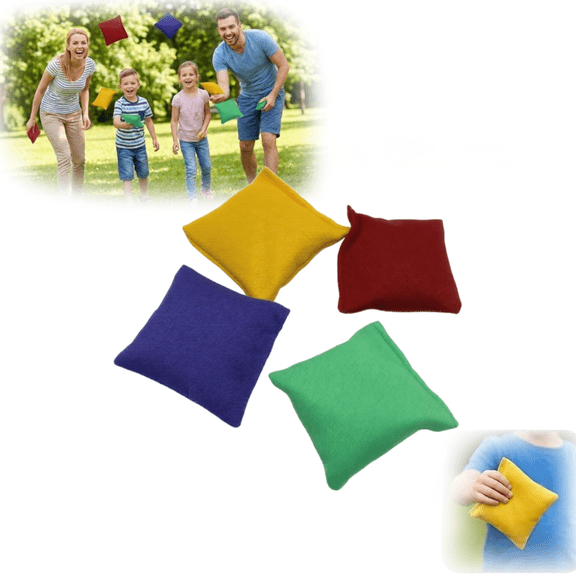 StlyGar 1/4/8 Pack Cornhole Bean Bags For Adults Family Outdoor Yard Bean Bag Toss Games Carnival Party Toy 1PC(Random Color)