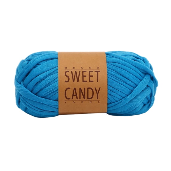 StlyGar 1-Pack Soft T-Shirt Yarn for Crochet and Knitting, Chunky Fabric Yarn for DIY Slippers and Bags