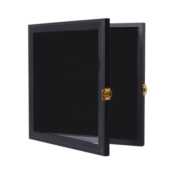 StlyGar 13 "X13" Graduation Shadow Puppet Box Souvenir Storage Box Suitable for Jersey Collection, Diplomas, Wooden Display Cabinets With Pins And Hanging Hardware