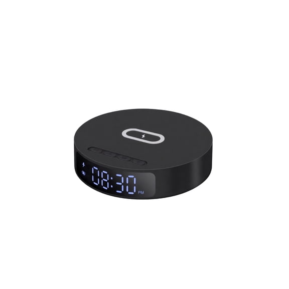 StlyGar 15W Max Fast Wireless Charger with Alarm Clock,Wireless Charging Pad | Wireless Charge Mat