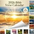 thumbnail image 1 of StlyGar 2026 Wall Calendar, Bible Verse Calendar 2026,12 Monthly Religious Spiritual Scripture Gifts For Biblical Quotes Catholic Present,Faith Home Office Decor A, 1 of 9