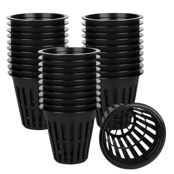 StlyGar 50PCS 2 inch Net Pots, Hydroponics Cup, Net Cups for Indoor or Outdoor Growing