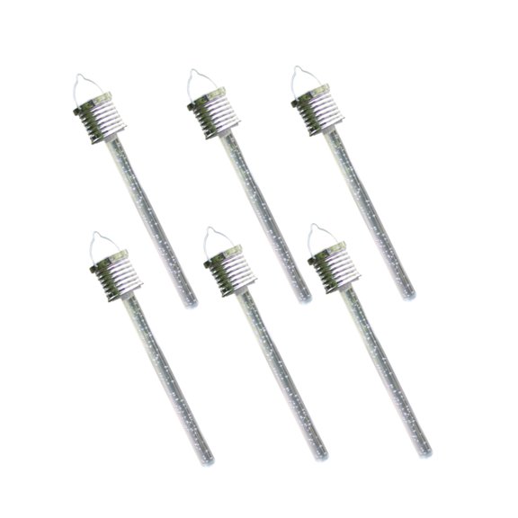 StlyGar 6pcs Acrylic Rod Hanging Light LED Decor Outdoor Garden Lights String LEDs Stake Acrylic-Tube LED