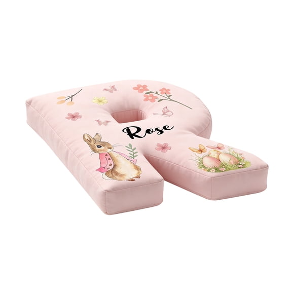 StlyGar Basketball Letter Pillow with Printing Name, Custom Monogram Basketball Pillow Sports Cushion Gifts for Kids, Grandkids, Sports Fan, Boys Girls Room Decor