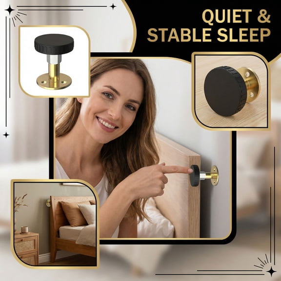 StlyGar Bed Stabilizer Legs – -Squeak Support Feet to Noise & Wobble