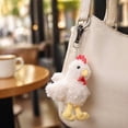 thumbnail image 1 of StlyGar Cute Chicken Plush Toy, Soft Fluffy Hen Stuffed Animal, Farm Animal Plushie in White & Brown, Gift for Kids White, 1 of 5