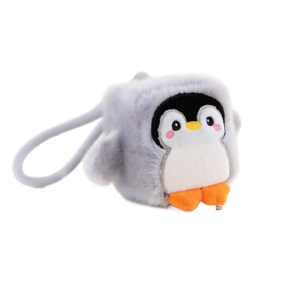 StlyGar Cute Cube Penguin Plush Squishy Keychain, Soft Stuffed Bag ...