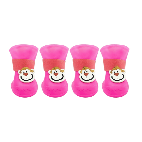StlyGar Cute -Slip Rain Boots for Cats & Small Dogs – Soft Pet Shoes