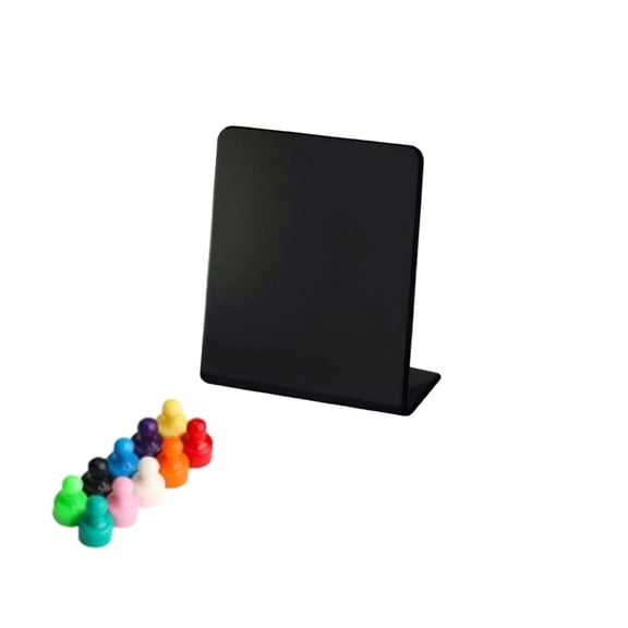 StlyGar Desktop Magnetic Message Board Notice Board for DIY Styling Ideas for Memo for Home Kitchen Menu and Rewritable Home Decor Equipped with 8 magnetic push pins