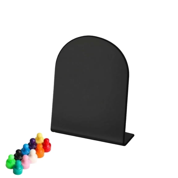 StlyGar Desktop Magnetic Message Board Notice Board for DIY Styling Ideas for Memo for Home Kitchen Menu and Rewritable Home Decor Equipped with 8 magnetic push pins