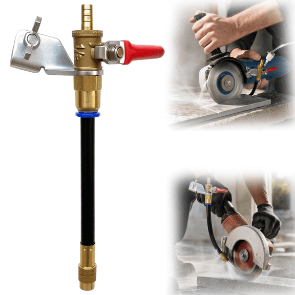 StlyGar Dust Remover Water Sprayer, 2-Mode Universal Flexible Coolant Attachment, Angle Grinder Misting System for Tile, Marble, Brick Work, Construction