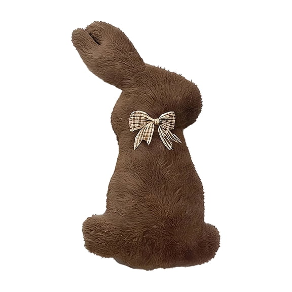 StlyGar Easter Bunny Shaped Throw Pillow Rabbit Shaped Throw Pillow Bunny Plush Decorative Cushion for Sofa Couch Living Room Bedroom Home Car Office Decor
