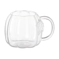 thumbnail image 1 of StlyGar Pumpkin Shaped Glass Mug, Halloween & Autumn Drinking Cup, Decorative Glassware for Home Tabletop, Fall Harvest Beverage Mug for Coffee, Tea, Juice Clear, 1 of 6