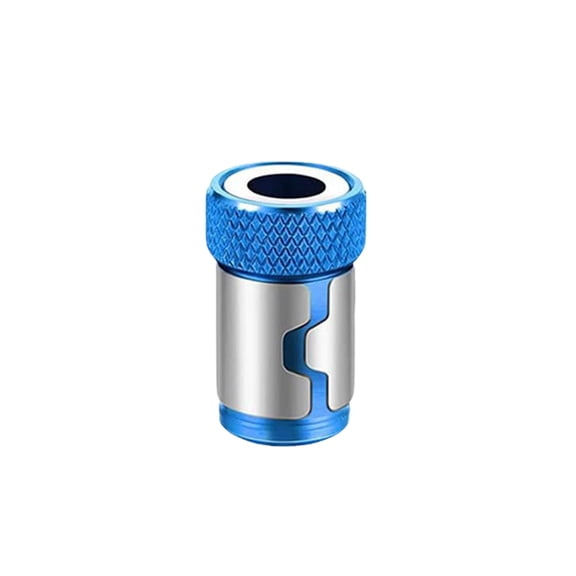 StlyGar Screwdriver Head Magnetic Ring, 1/4 Inch/ 6.35 mm Universal Magnetizer Screw Removable for Hex Screwdriver and Power Bits, Metal Magnetic Screw Ring Bit