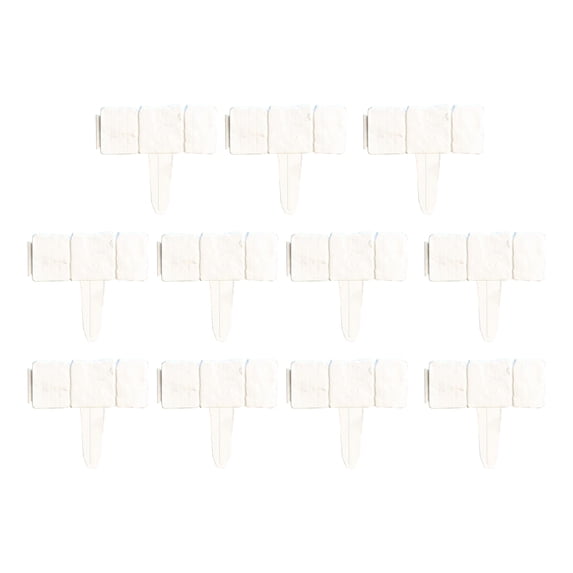 StlyGar Simulated Brick Garden Edging Border Retaining Wall Block Faux Edging Landscape Border No Multipurpose for Mulch Flower Bed Patio Path Walkway Lawn Garden Yard 10pcs