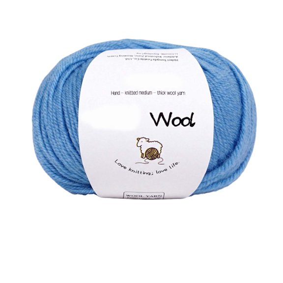 StlyGar Soft Wool Yarn for Hand Knitting, Yellow Medium-Weight Yarn for Cozy