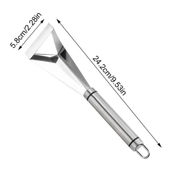 StlyGar Stainless Carving , Antislip Engraving Carving Tool V Shape Channel Triangular Shape Vegetable DIY Food Carving for Home Kitchen