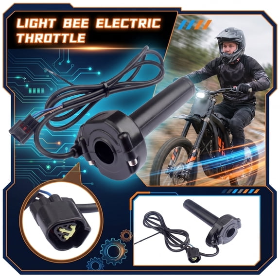 StlyGar Throttle for Macfox Bike Surron LBX Eride Pro, Bike Handle Throttle Cable for Sur E- Pro S 2.0 3.0
