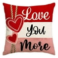 thumbnail image 1 of StlyGar Valentines Day Decorations -Valentine's Pillows Covers 17.72x17.72 Inch Heart Throw Pillows - Valentines Decor Party Favors Supplies Accessories Indoor Outdoor for Galentines Day Home(1pcs), 1 of 5