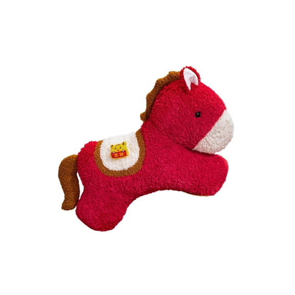 StlyGar Year of Plush Toy - Cute Red Stuffed Animal with "Get " Design
