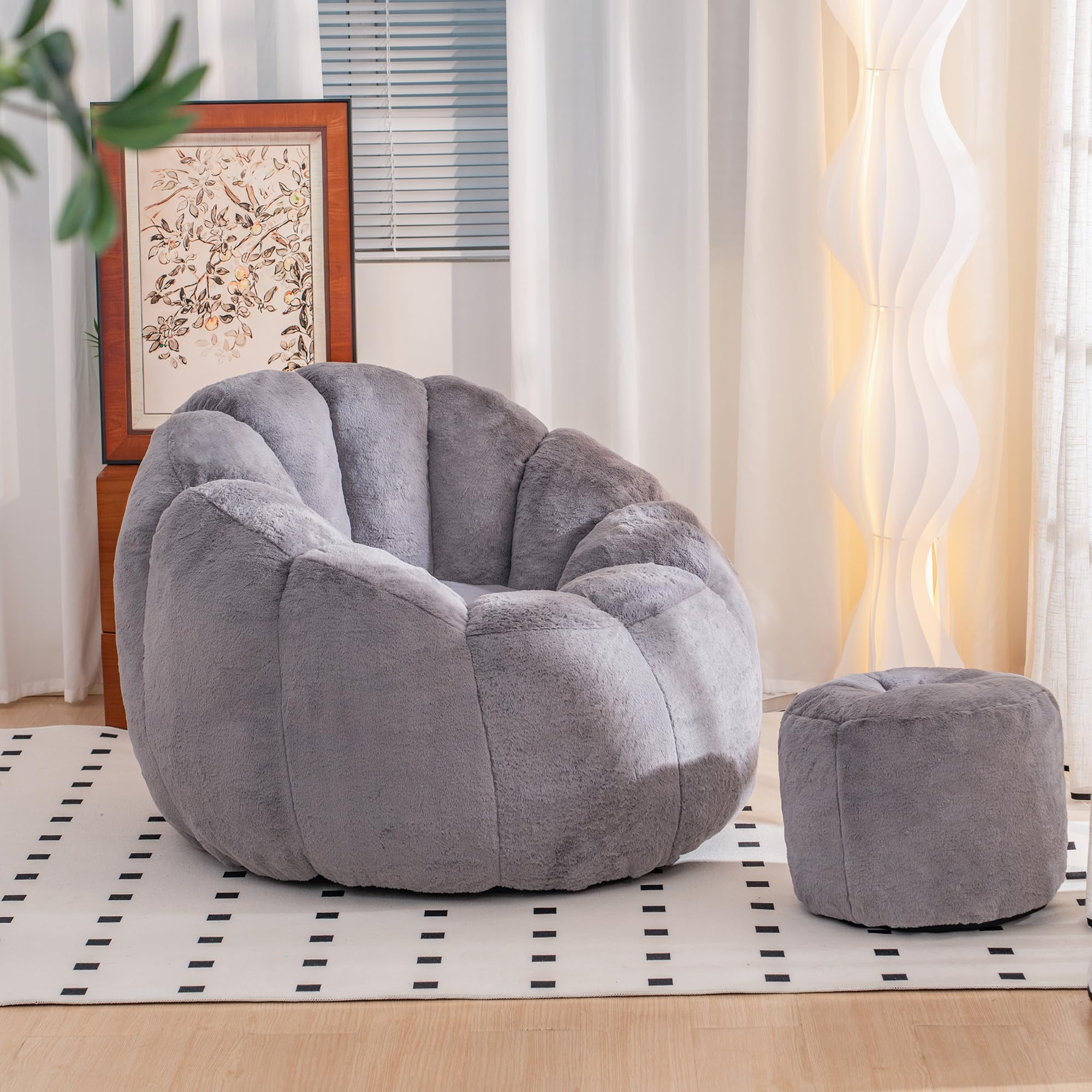 Bean Bag Ottoman